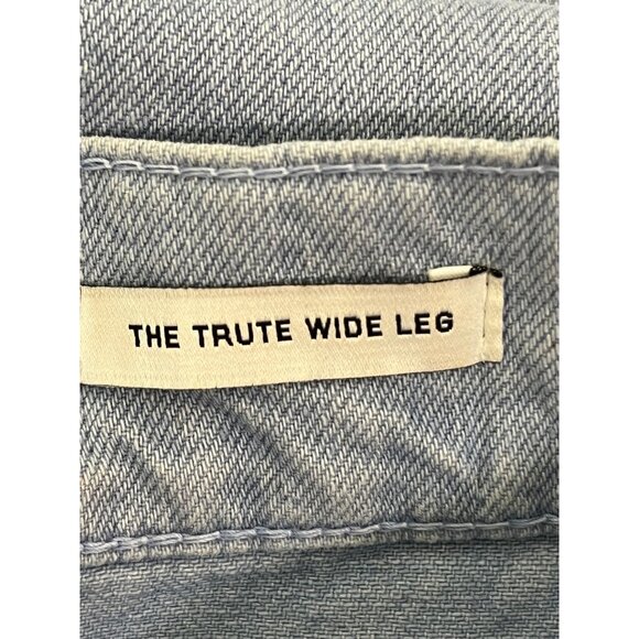 Zara Women's Wide Legged Jeans Size 6 light Blue - Picture 8 of 9